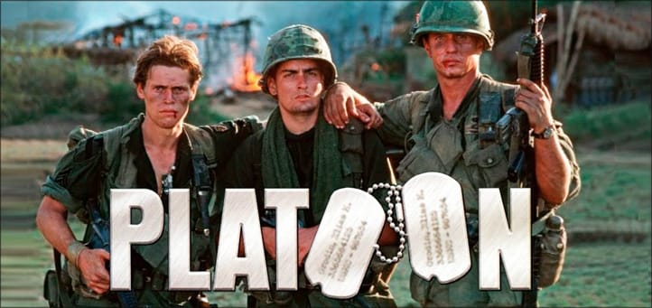 مراجعة لأبرز 5 الأفلام الحربية المبنية على قصص واقعية 2 فيلم Platoon (1986): مرآة حرب فيتنام